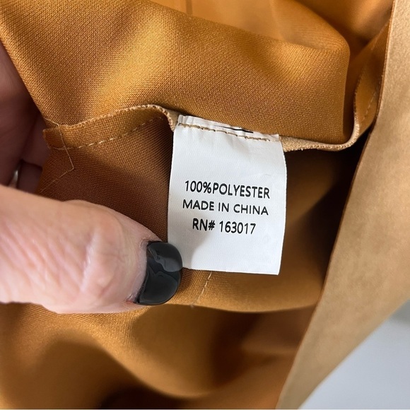Princess Polly Faux Suede Open Front Jacket Tan Size S/M Shacket - Picture 6 of 8